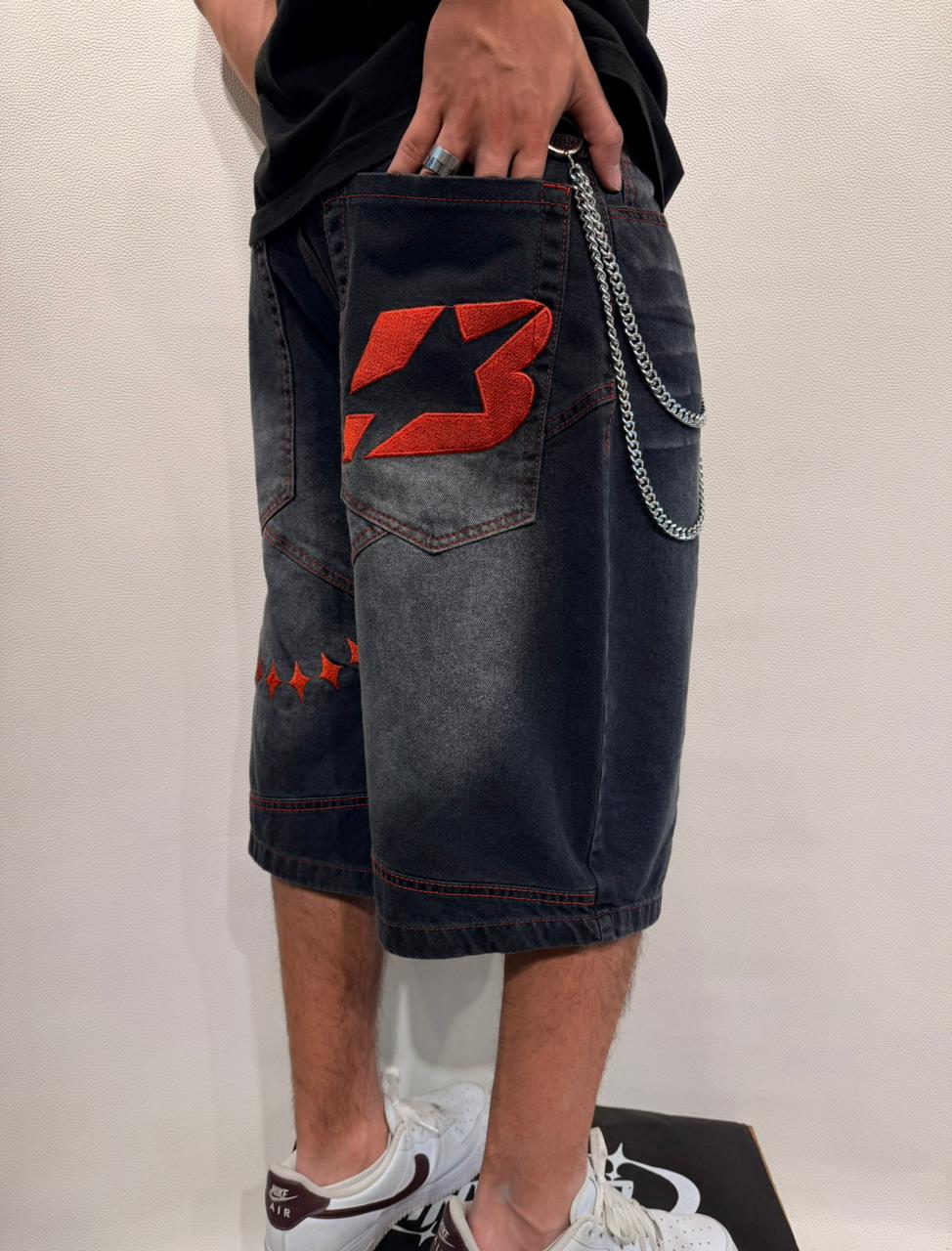 BERMUDA BAGGY BORDADO